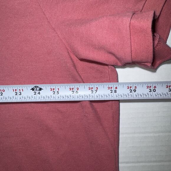 EDDIE BAUER 3XL TALL SHORT SLEEVE SALMON COLOR SHORT SLEEVE 2 BUTTON UP COLLARED - Picture 7 of 9